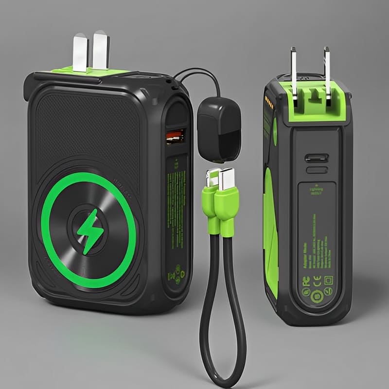 ChubbyBoost Magnetic Power Bank – 10000mAh Wireless Wall Charger