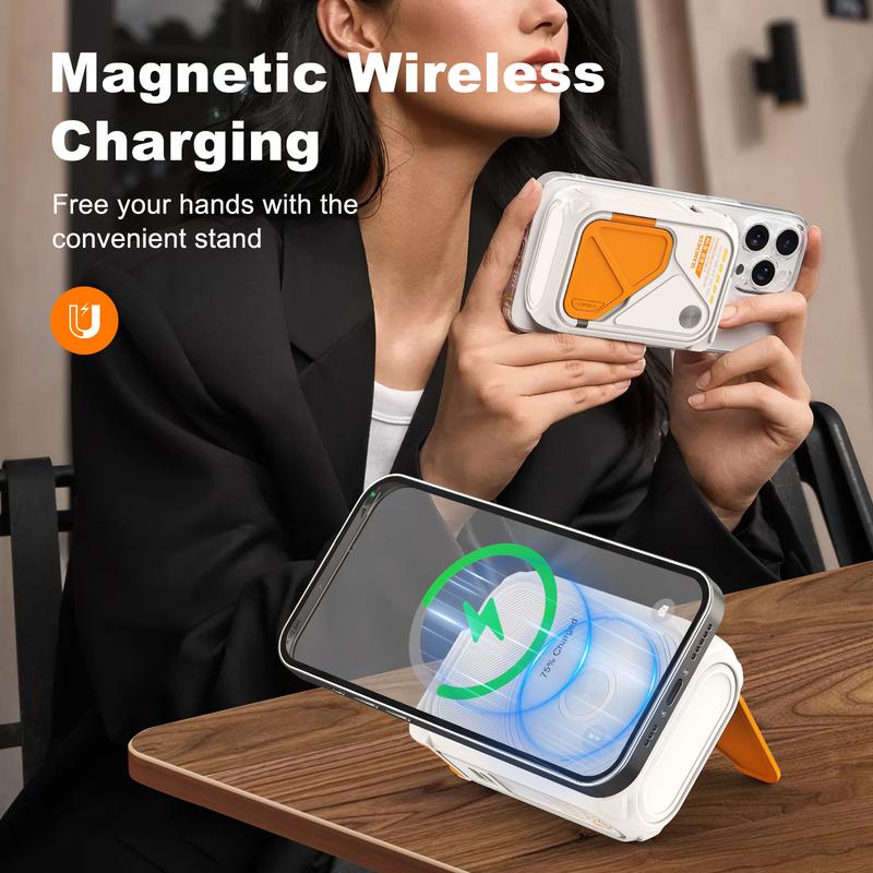 ChubbyBoost Magnetic Power Bank – 10000mAh Wireless Wall Charger