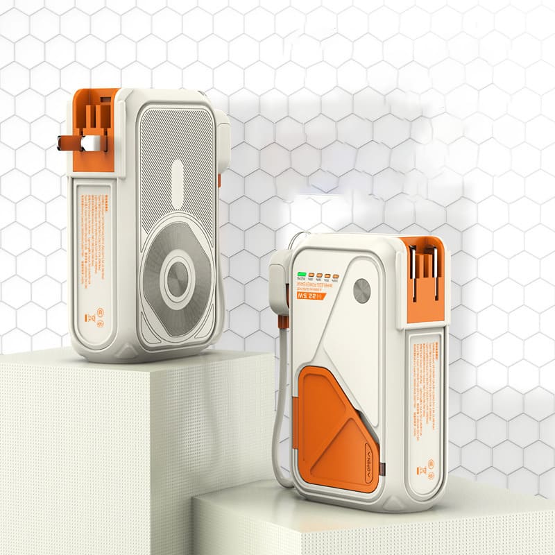 ChubbyBoost Magnetic Power Bank – 10000mAh Wireless Wall Charger