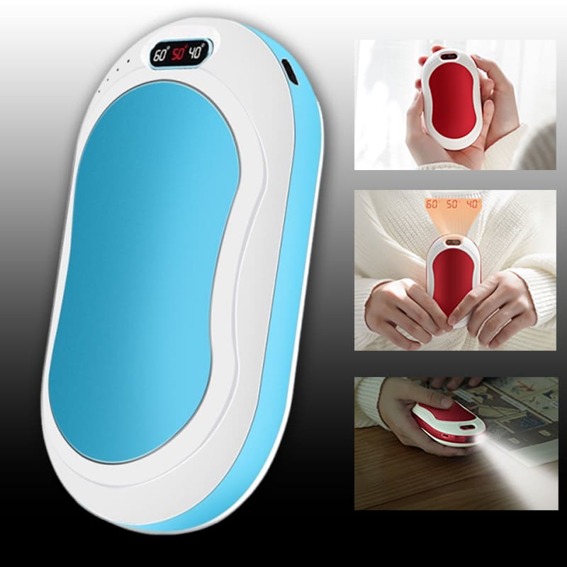 ChubbyGear WarmPro - 2-in-1 10000mAh Hand Warmer & Power Bank with Digital Display